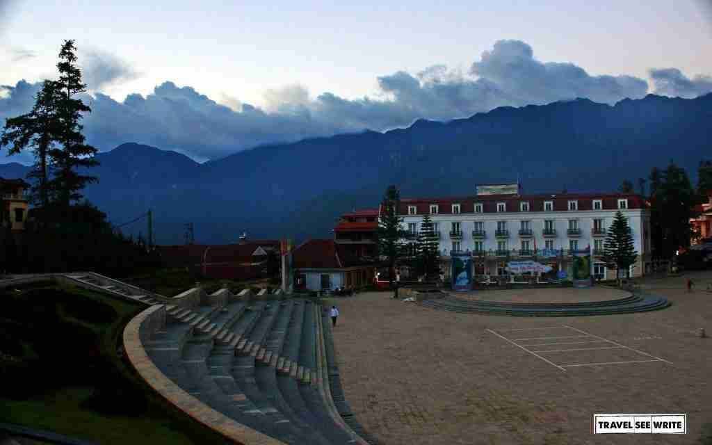 Marketplace and Plaza, Sapa, Vietnam