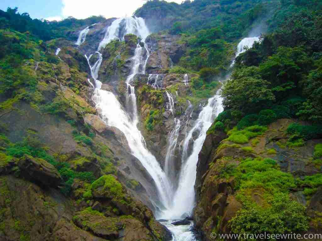Offbeat Goa: The milky white water of Dudhsagar