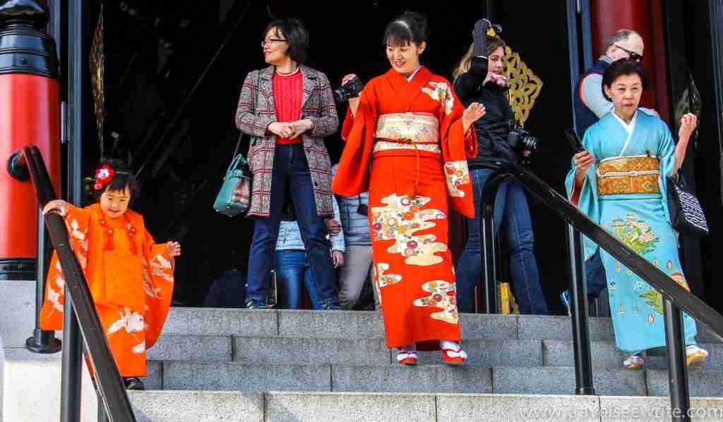 Fun things to do in Asakusa, Tokyo: Watch 3-generations attend the shichi-go-san (7-5-3) ceremony