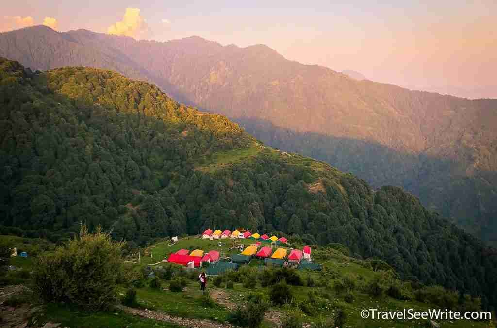 The Sky Village campsite, Billing, Himachal