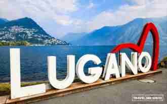 'I Love Lugano' sign in Lugano